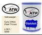 Preview: Volkswagen, Oynx White Pearl Tricoat, LOK1 / 9099: 500ml Lackdose, von ATW Autoteile West.